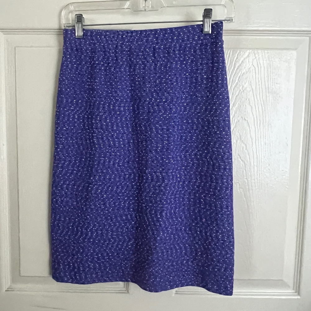 St. John Purple Skirt